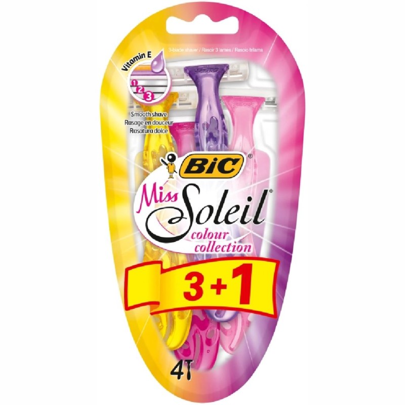 BIC APARAT RAS 3+1BUC MISS SOLEIL