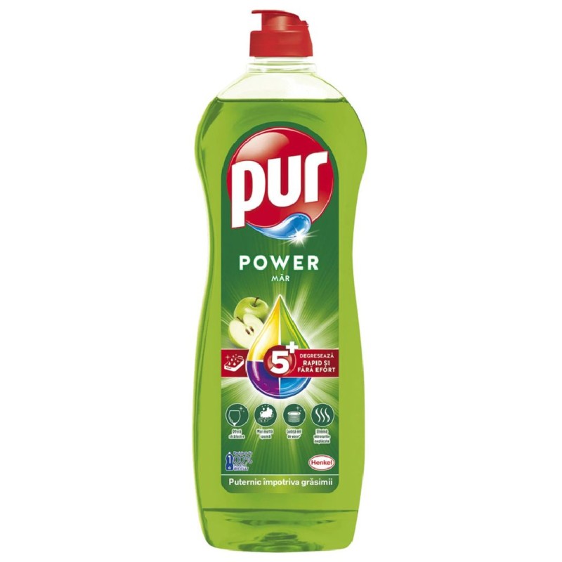 PUR DETERGENT VASE LICHID 750ML APPLE