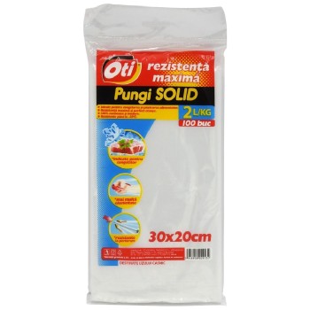 OTI PUNGI ALIMENTARE CONGELATOR 2L 30X20CM 100BUC/SET