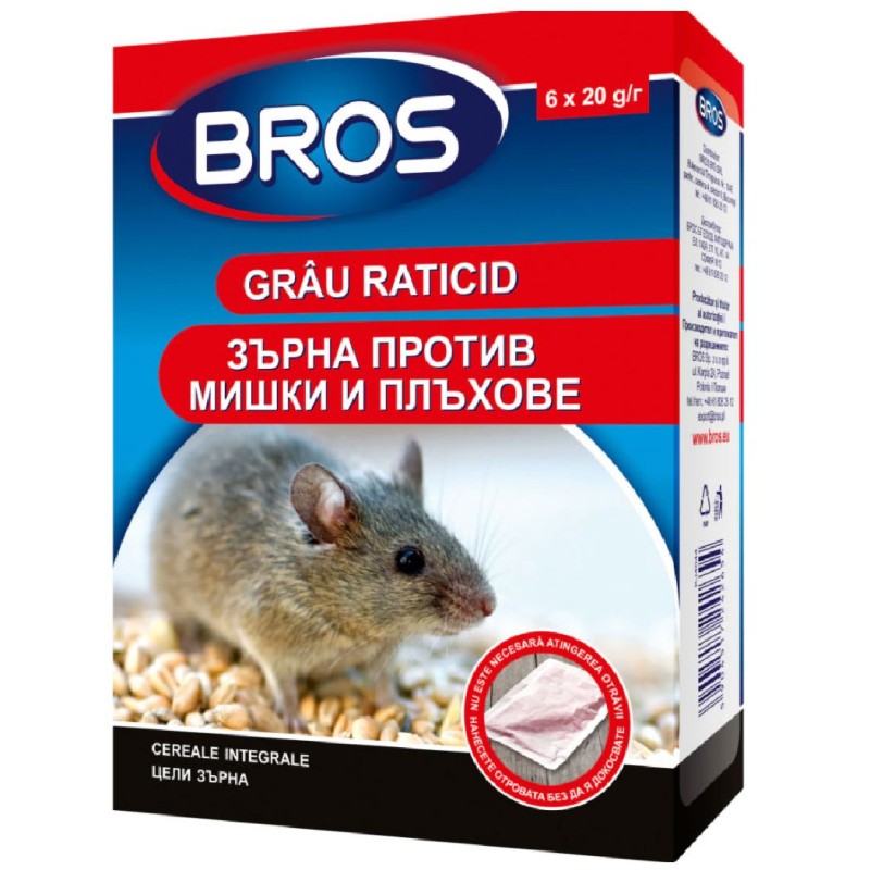 BROS GRAU RATICID 120GR 1732