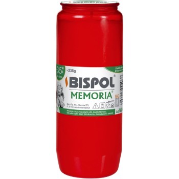 CANDELA REZERVA ULEI WO 4 ROSU 24BUC/SET