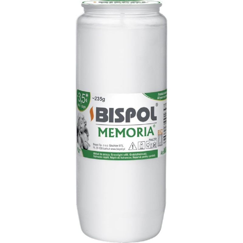 CANDELA REZERVA ULEI WO 4 ALB 24BUC/SET