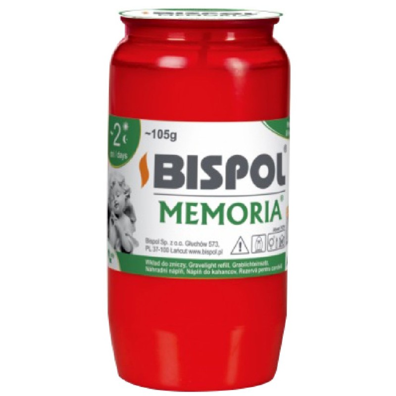 CANDELA REZERVA ULEI WO 2 ROSU 30BUC/SET