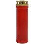 CANDELA CU CAPAC 60LL ROSU 8BUC/SET