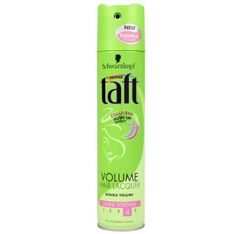 TAFT FIXATIV PAR 250ML VOLUME ULTRA STRONG