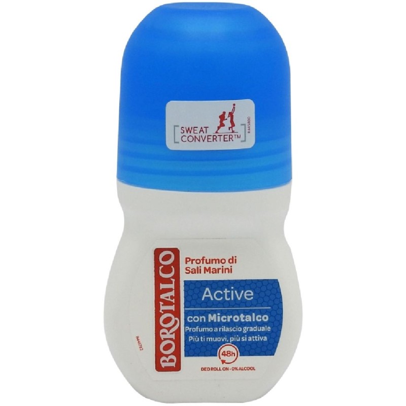 BOROTALCO DEO ROLL ON 50ML 48H ACTIVE ALBASTRU