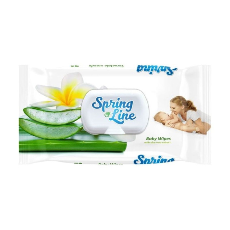 SPRING LINE SERVETELE UMEDE 72BUC