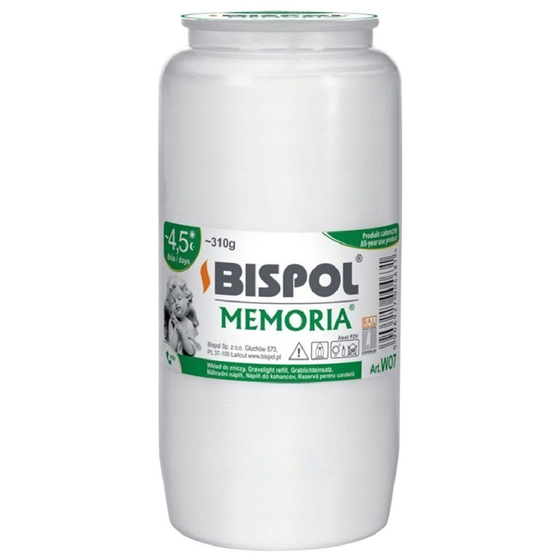 CANDELA REZERVA ULEI WO 7 ALB 16BUC/SET