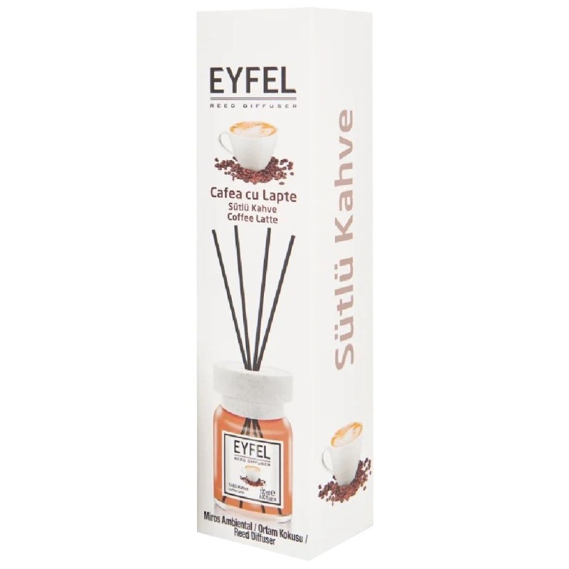 EYFEL ODORIZANT CAMERA DIFFUSER 120ML CAFEA LAPTE