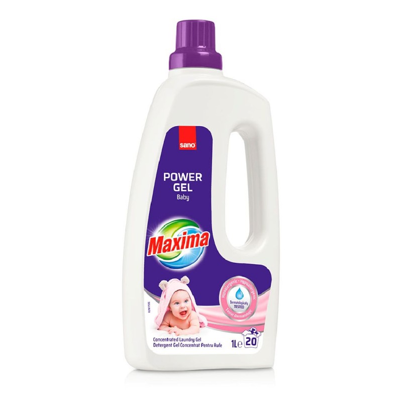 SANO MAXIMA DETERGENT GEL 1L CONCENTRAT SENSITIVE BABY 20 SPALARI