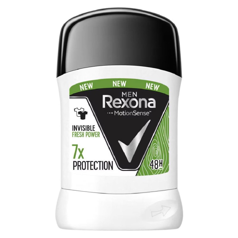 REXONA ANTIPERSPIRANT STICK 50ML MEN INVISIBLE FRESH POWER