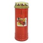 CANDELA CU CAPAC 80LL ROSU 3BUC/SET