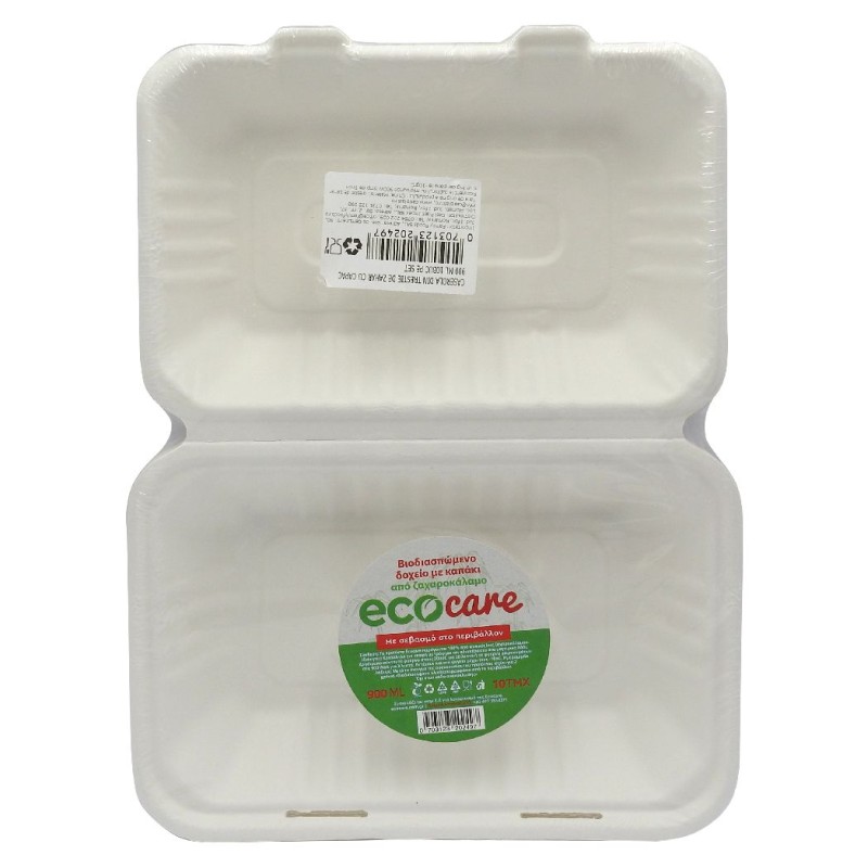 CASEROLE BIODEGRADABILE 10BUC/SET 900ML