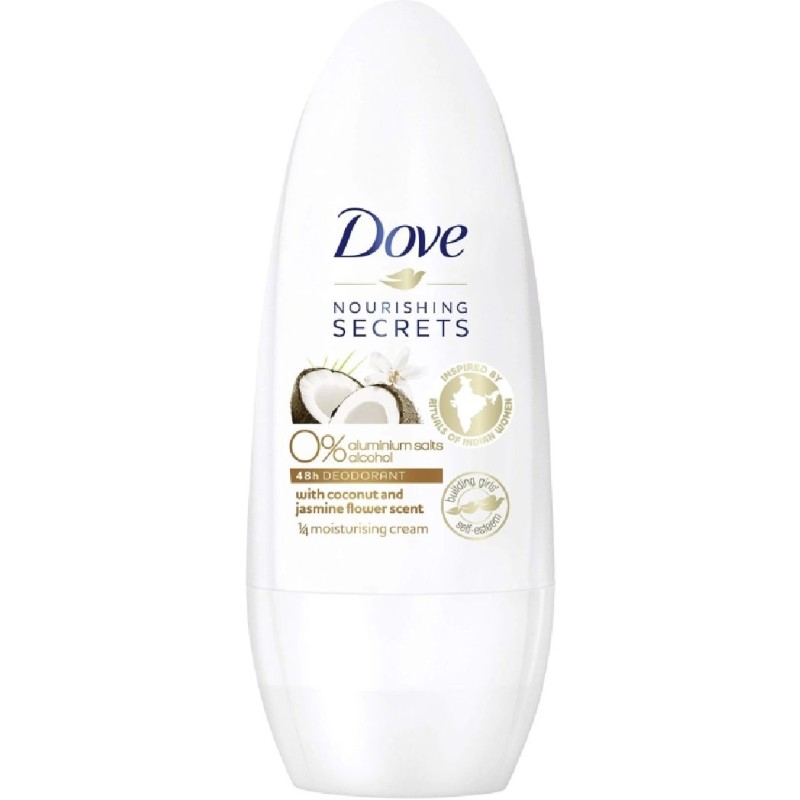 DOVE ANTIPERSPIRANT ROLL ON 50ML NOURISHING SECRETS COCONUT