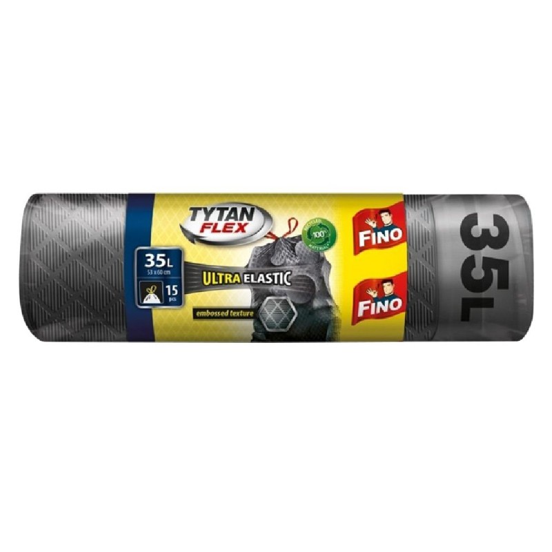 FINO SACI MENAJ TYTAN FLEX 35L 15BUC SNUR