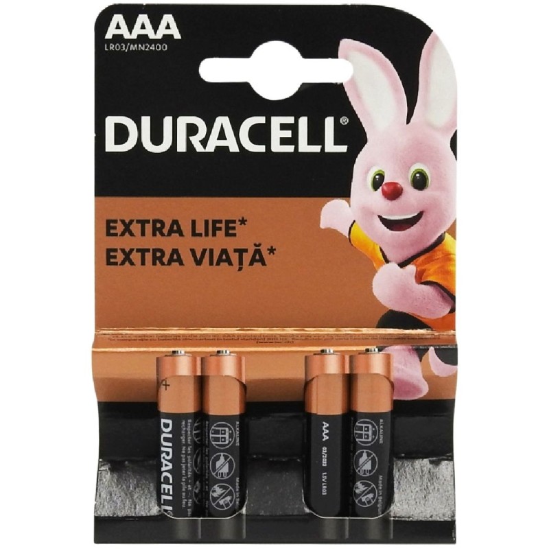DURACELL BATERII R3 AAA 4BUC