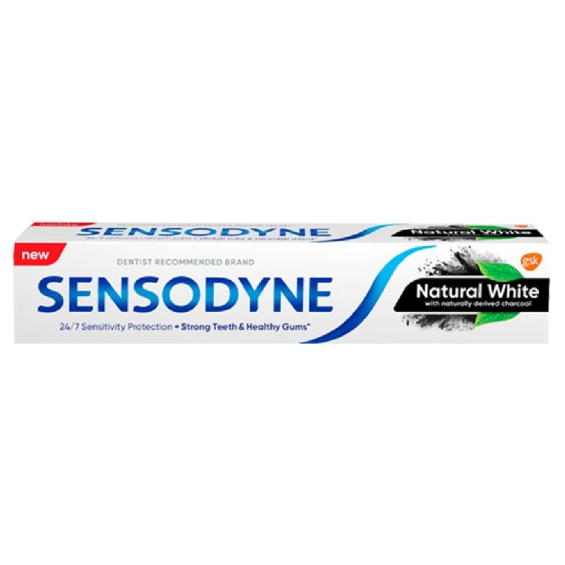 SENSODYNE PASTA DINTI 75ML NATURAL WHITE CHARCOAL