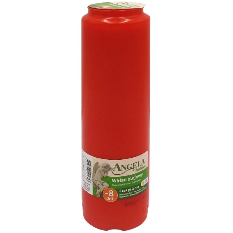 CANDELA REZERVA BOLSIUS ROSU 8 ZILE/RC8 NR 13