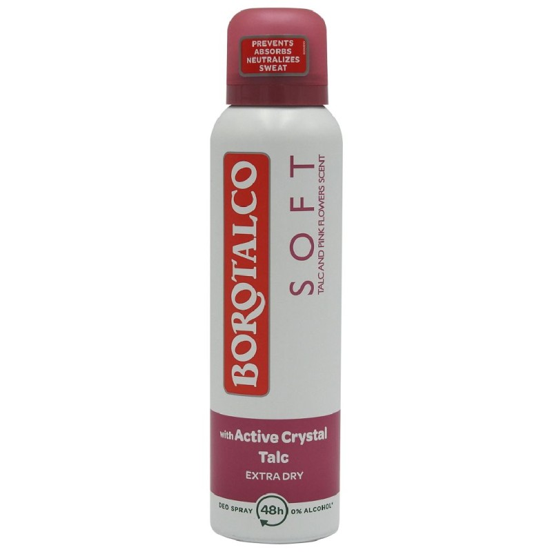 BOROTALCO ANTIPERSPIRANT DEO 150ML SOFT CON TALCO CRISTALLI ATTIVI