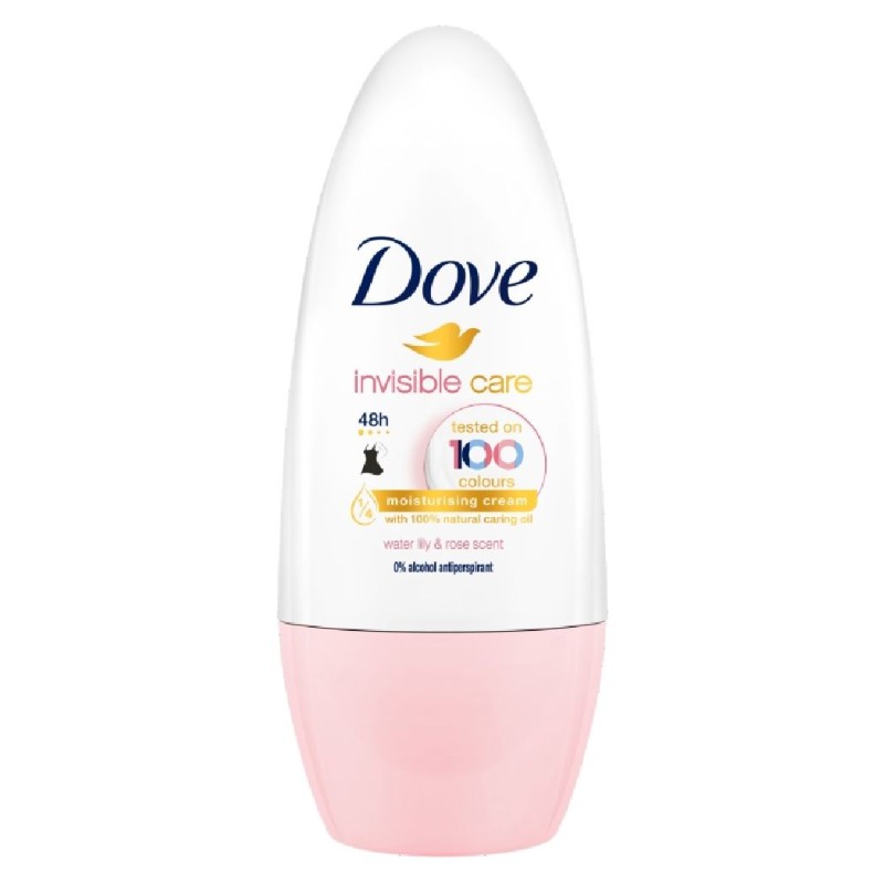 DOVE ANTIPERSPIRANT ROLL ON 50ML INVISIBLE CARE
