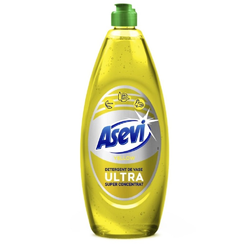 ASEVI DETERGENT VASE 650ML ULTRA CONCENTRAT YELLOW