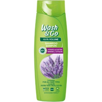 WASH&GO SAMPON 360ML LAVANDA