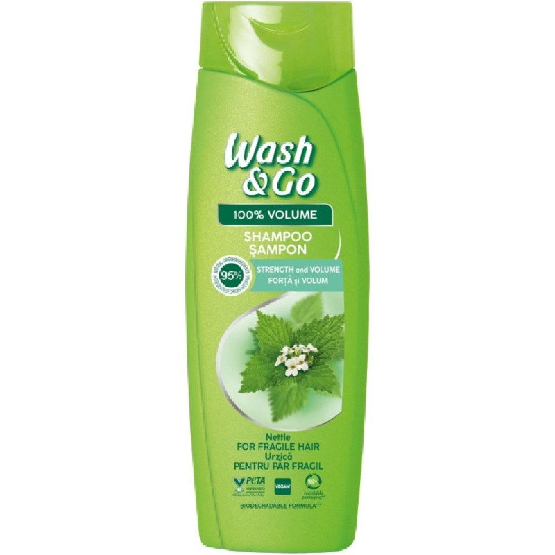 WASH&GO SAMPON 360ML NETTLE