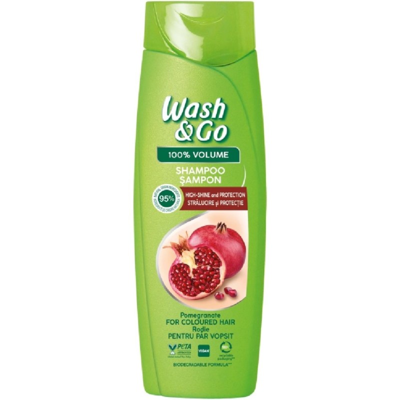 WASH&GO SAMPON 360ML POMEGRANATE
