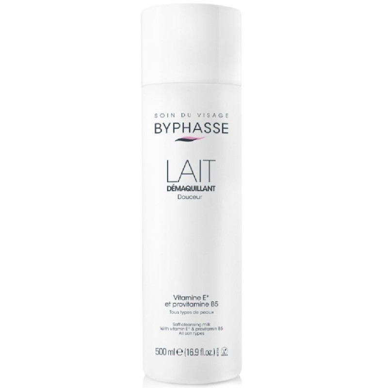 BYPHASSE LAPTE DEMACHIANT 500ML VITAMINA E