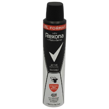 REXONA ANTIPERSPIRANT DEO 200ML MEN INVISIBLE BLACK&WHITE