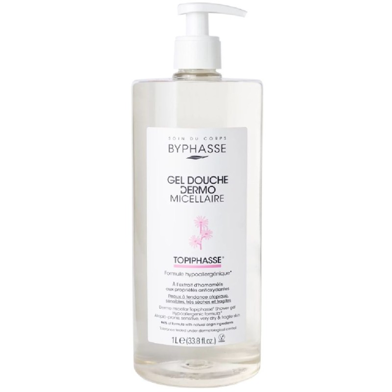 BYPHASSE GEL DUS DERMO MICELAR 1000ML TOPIPHASSE