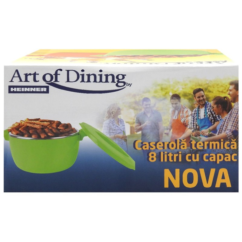 CASEROLA TERMOS+CAPAC NOVA 8L DIVERSE CULORI