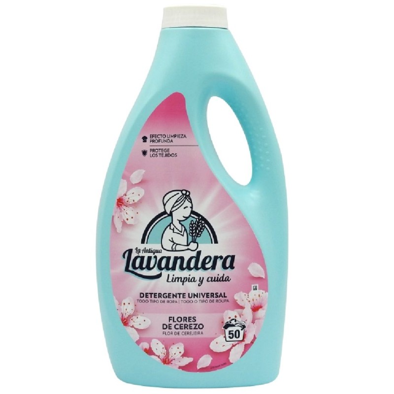 LAVANDERA DETERGENT LICHID 2.5L FLORES DE CEREZO 50SP