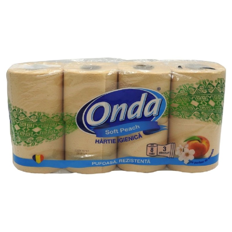 ONDA HARTIE IGIENICA 8BUC 3STR PIERSICA