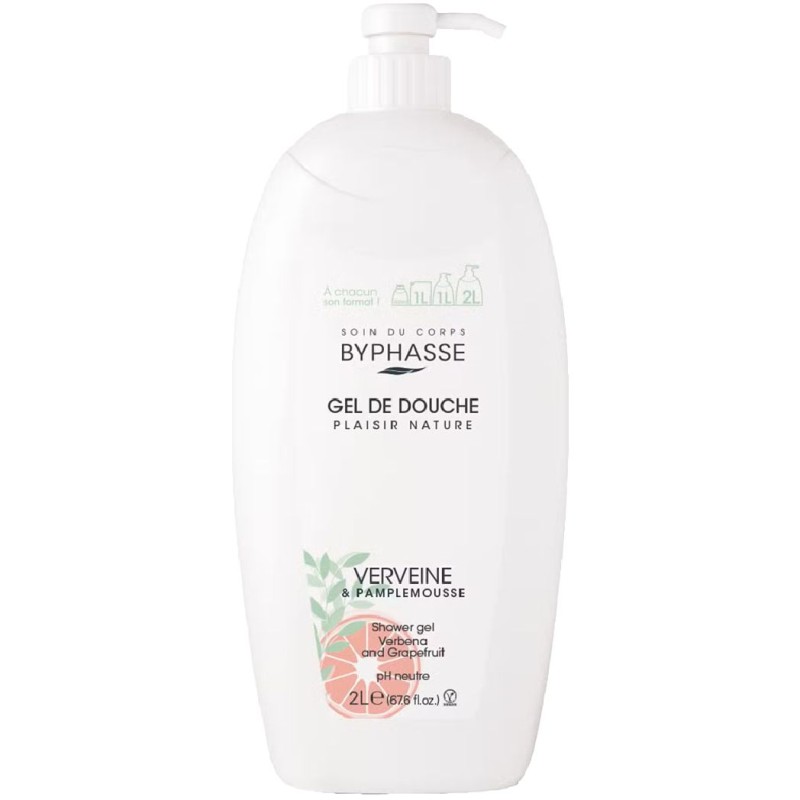 BYPHASSE GEL DUS 2000ML VERVEINE PAMPLEMOUSSE