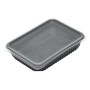 CASEROLE MICROUNDE NEGRE 500 PP+ CAPAC 50BUC/SET