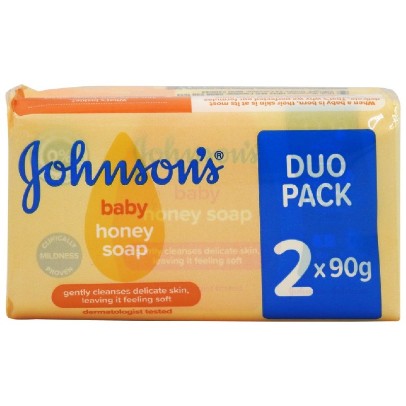 JOHNSONS SAPUN 2x90G BABY HONEY