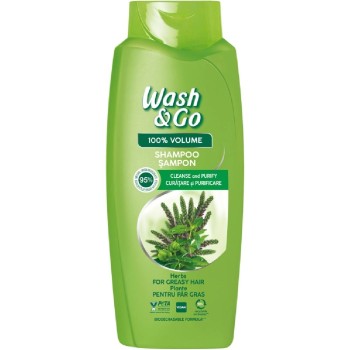 WASH&GO SAMPON 675ML HERBS