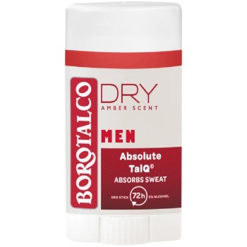 BOROTALCO ANTIPERSPIRANT STICK 40ML MEN DRY AMBER SCENT
