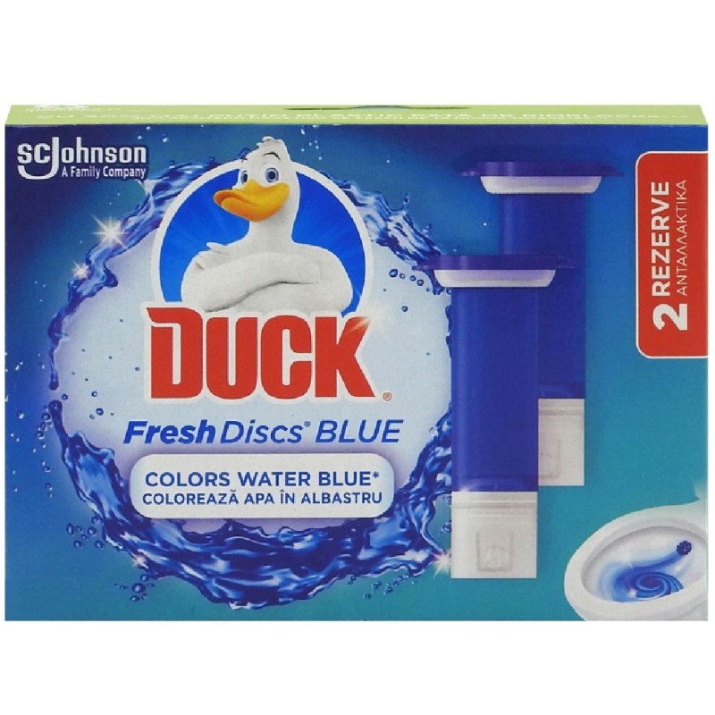 DUCK FRESH DISCS REZERVA 2X36ML TWIN BLUE