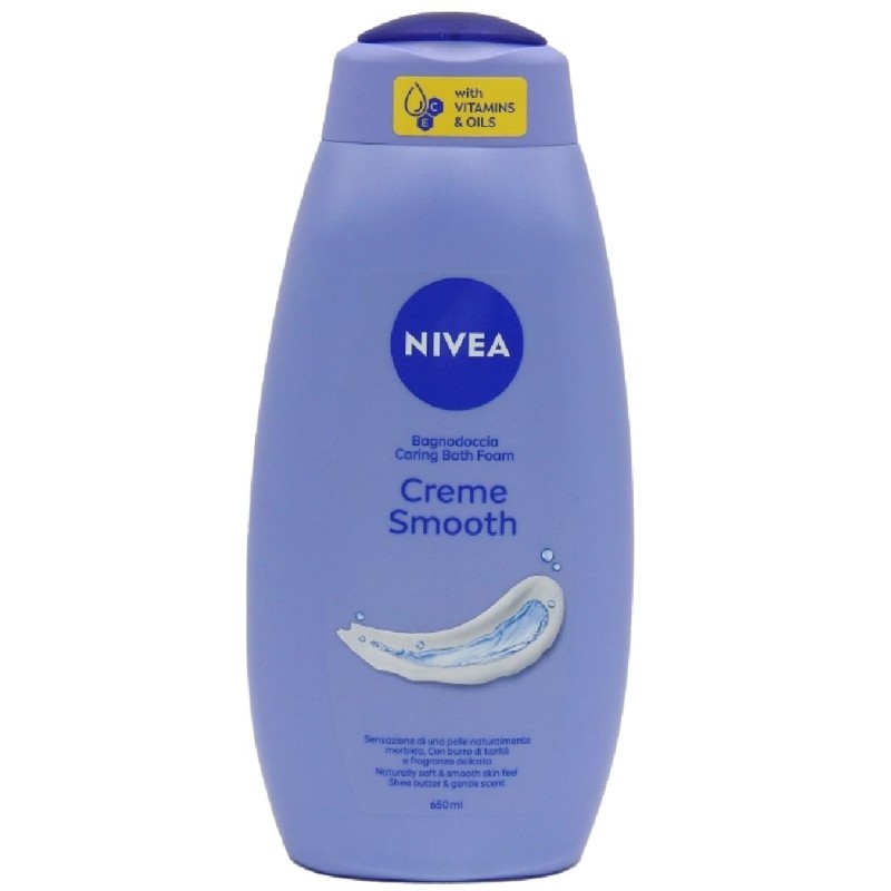 NIVEA SPUMANT BAIE 650ML CREME SMOOTH