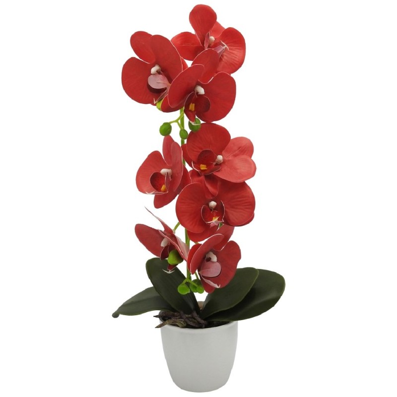 FLORI ARTIFICIALE ORHIDEE IN GHIVECI CERAMIC+PVC WEI A-80124