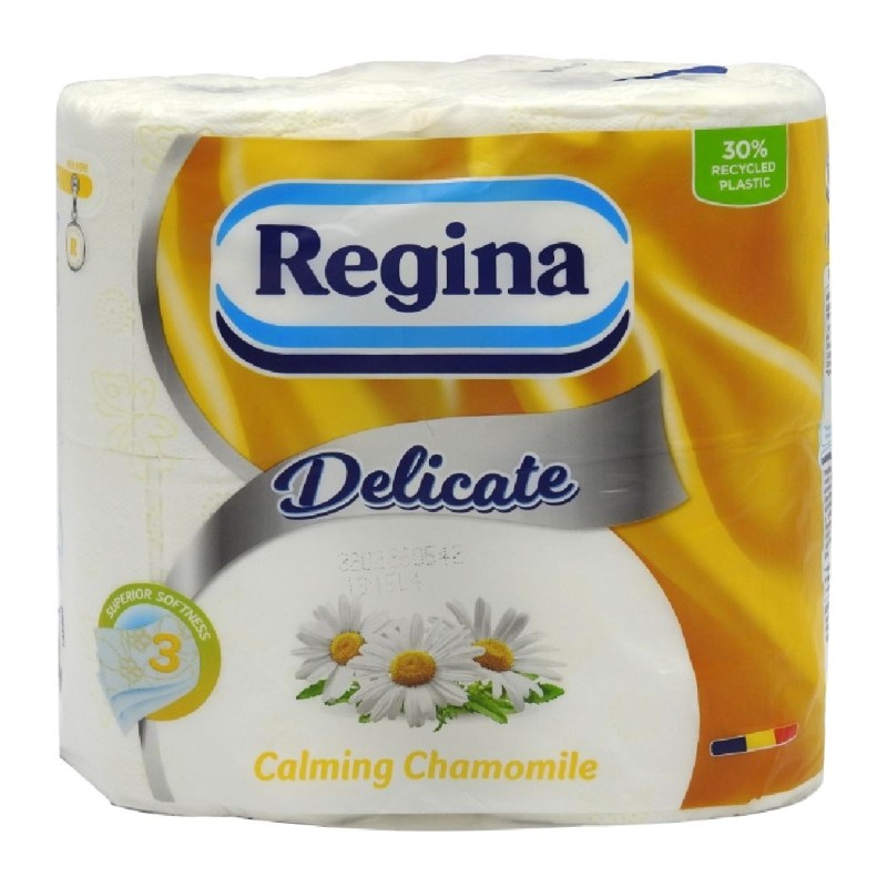 REGINA HARTIE IGIENICA 4ROLE 3STRATURI MUSETEL