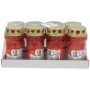 CANDELA PLASTIC CU CAPAC KAS 2 8BUC/SET