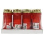 CANDELA PLASTIC CU CAPAC KAS 3 8BUC/SET