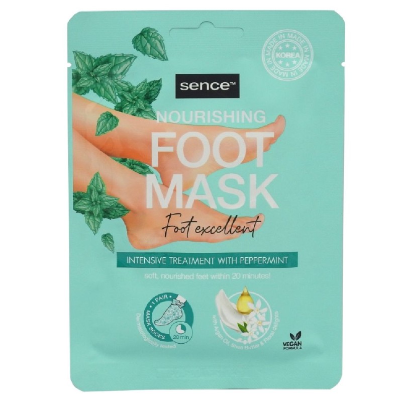 SENCE BEAUTY MASCA HIDRATANTA PENTRU PICIOARE 18GR MENTA
