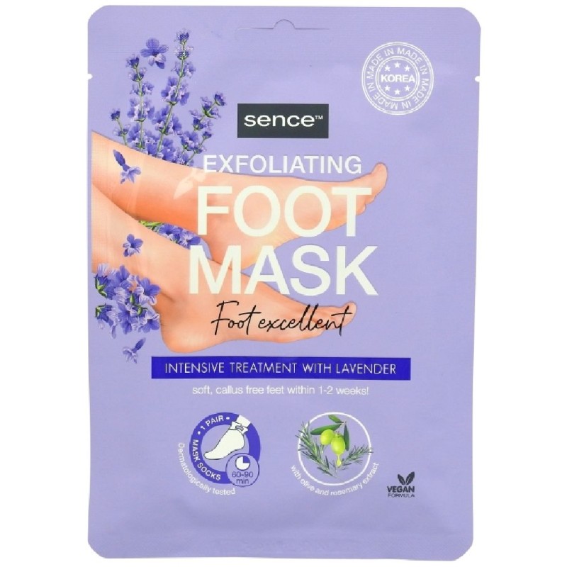 SENCE BEAUTY MASCA EXFOLIANTA PENTRU PICIOARE 40G LAVANDA