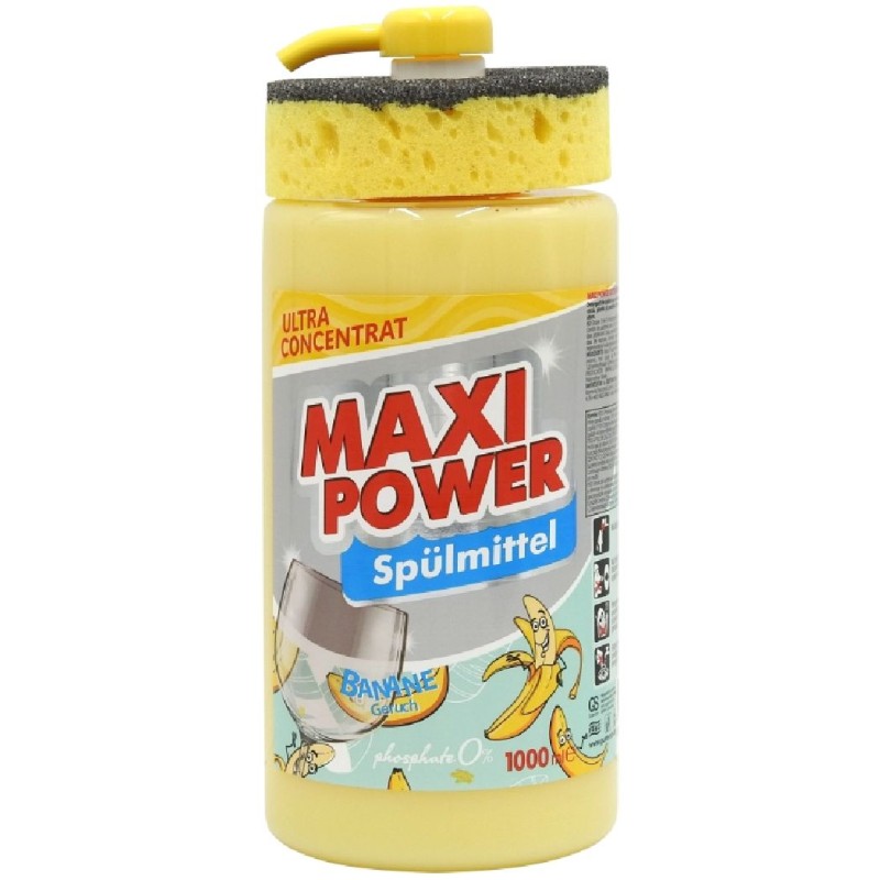 MAXI POWER DETERGENT VASE 1L BANANA