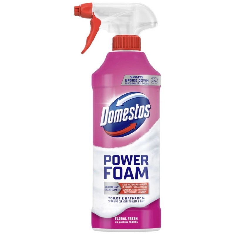 DOMESTOS SPRAY SPUMA 435ML BAIE FLORAL