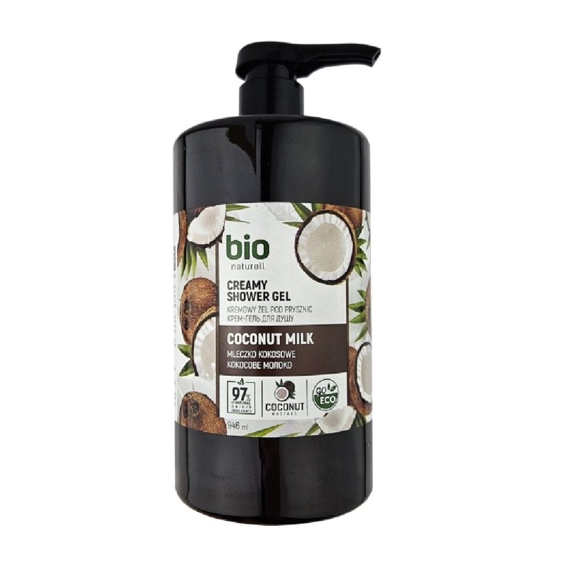 BIO NATURELL GEL DE DUS POMPITA 946ML COCONUT